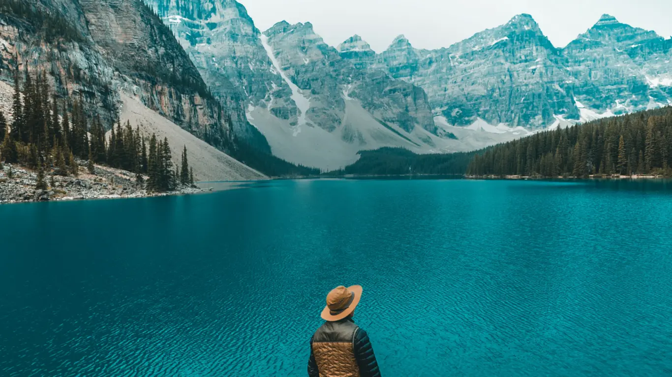 traveler in nature